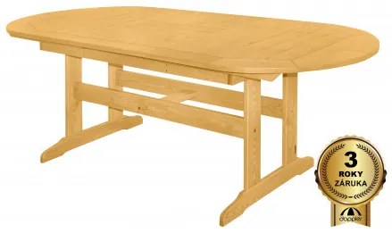 DOVER - stół ogrodowy rozkładany drewniany z sosny nordyckiej 160/210 x 90 x 74 cm