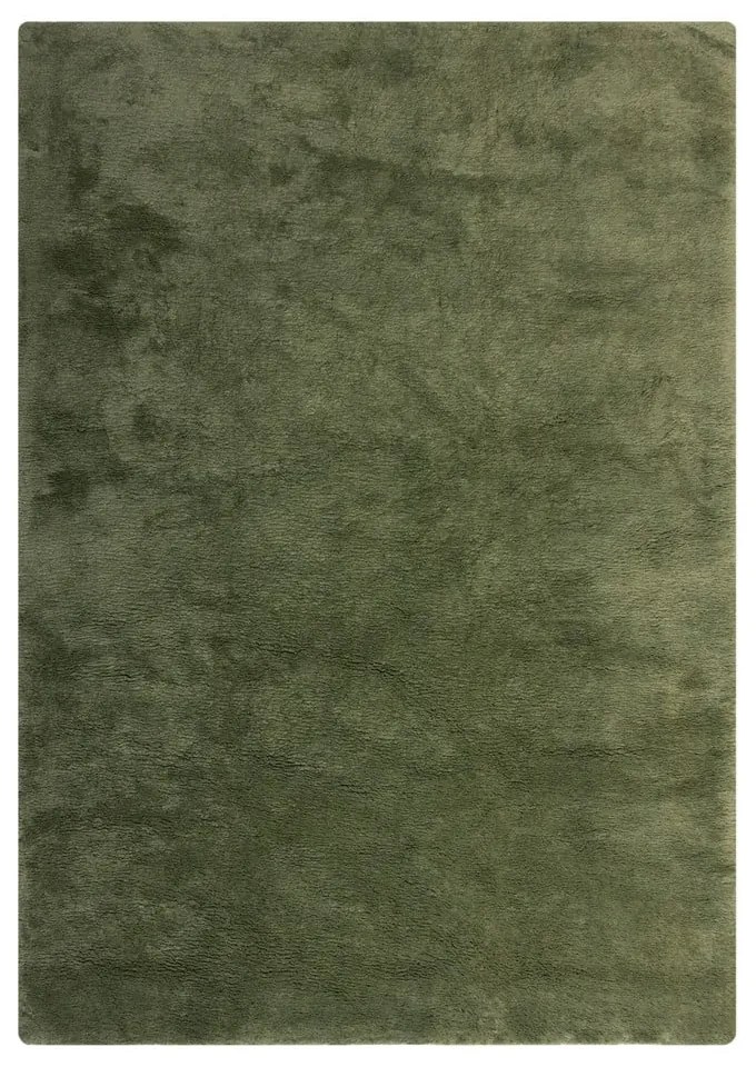 Ciemnozielona syntetyczna skóra 120x170 cm Faroe Wool Look Fur – Flair Rugs