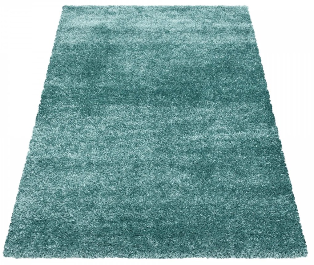 Dywan shaggy Brilliant morski pastelowy  280 cm x 370 cm