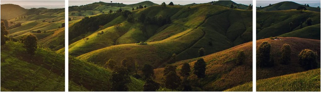 Obraz - Widok na tajskie wzgórza (170x50 cm)