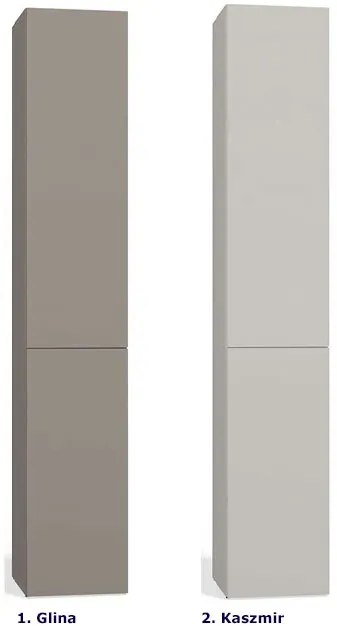 Minimalistyczna szafka łazienkowa kaszmir - Zolia 3X