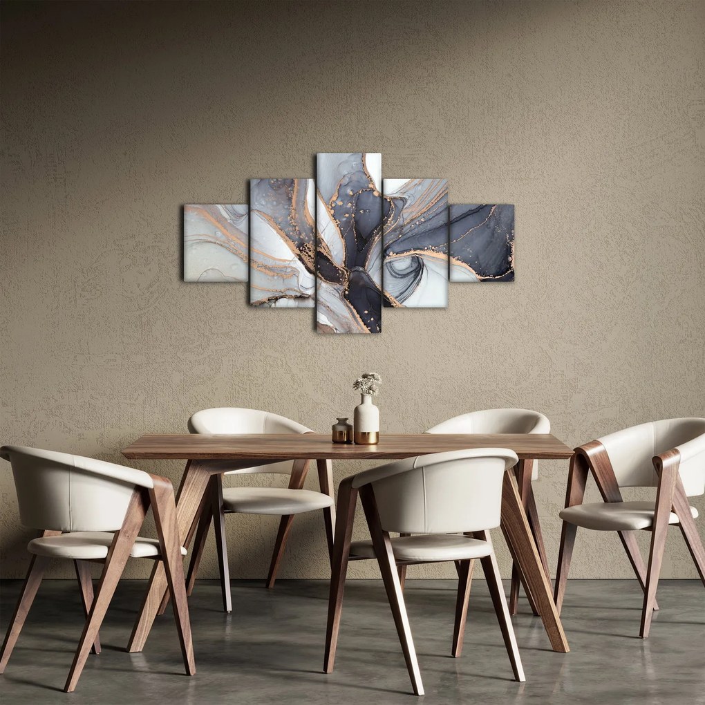 Obraz - Szary marmur (125x70 cm)