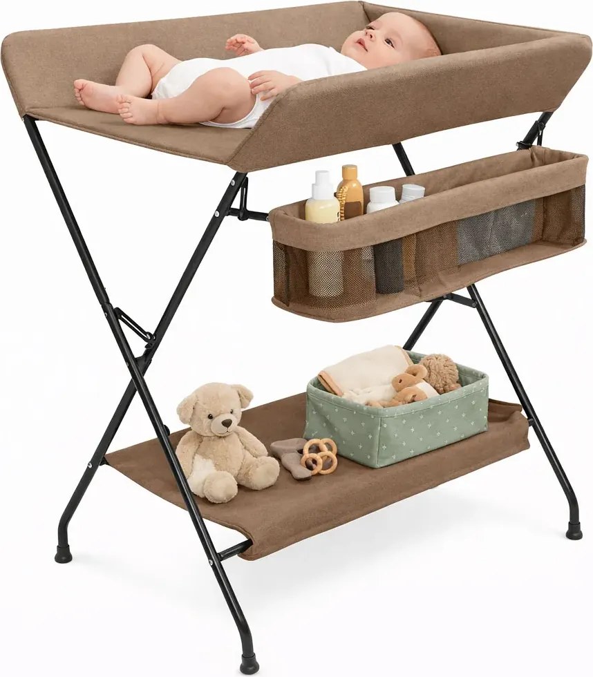 Brązowy przewijak na nóżkach P4-W19