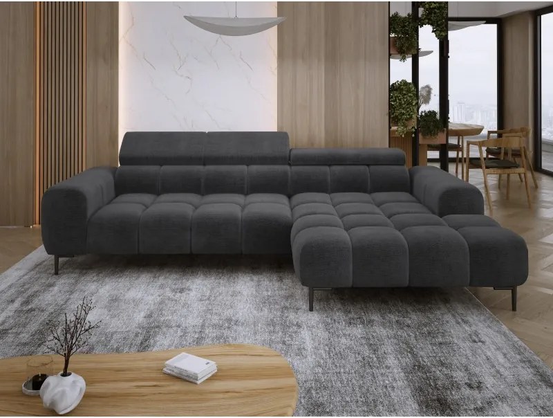 Narożnik PLAZA MINI wolnostojący Prawostronny w tkaninie EDEN 21 WERSAL