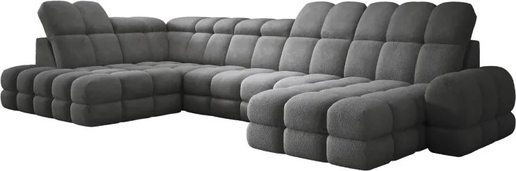 Narożnik TOLLO XL Lewostronny Elektryczna regulacja Tkanina ANTHOLOGY 18 WERSAL