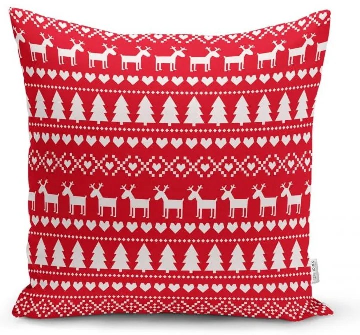 Zestaw 4 świątecznych poszewek na poduszki i bieżnika Minimalist Cushion Covers Christmas