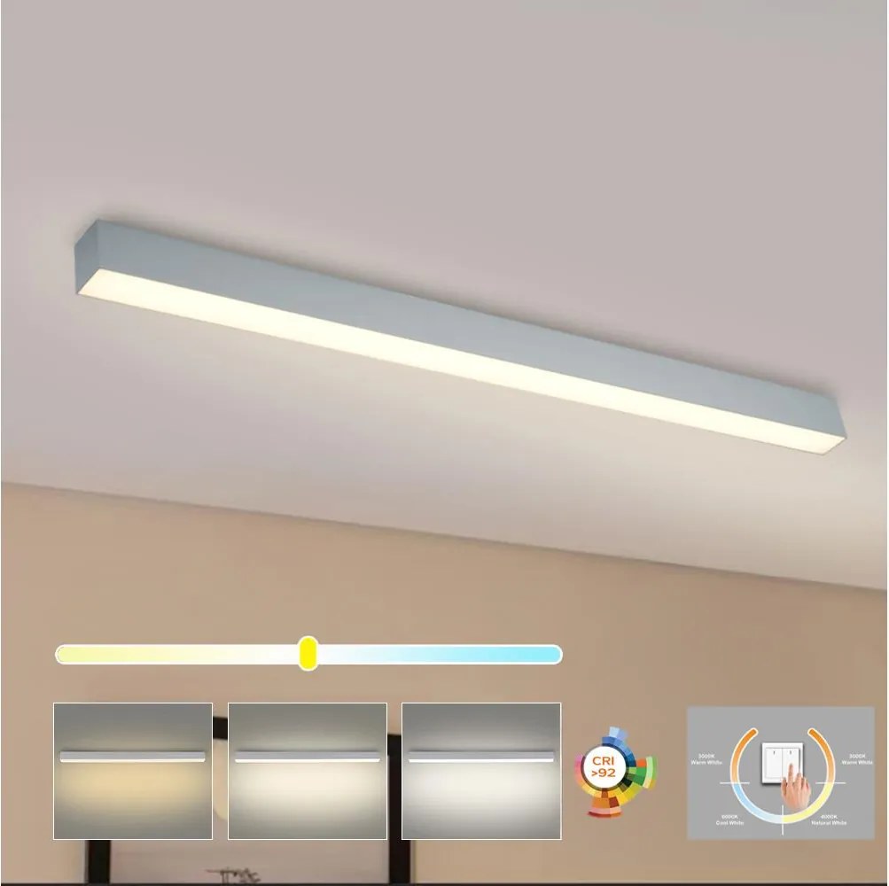 Brilagi - Oprawa sufitowa LED do łazienki SLEEKLINE LED/40W/230V srebrna IP44