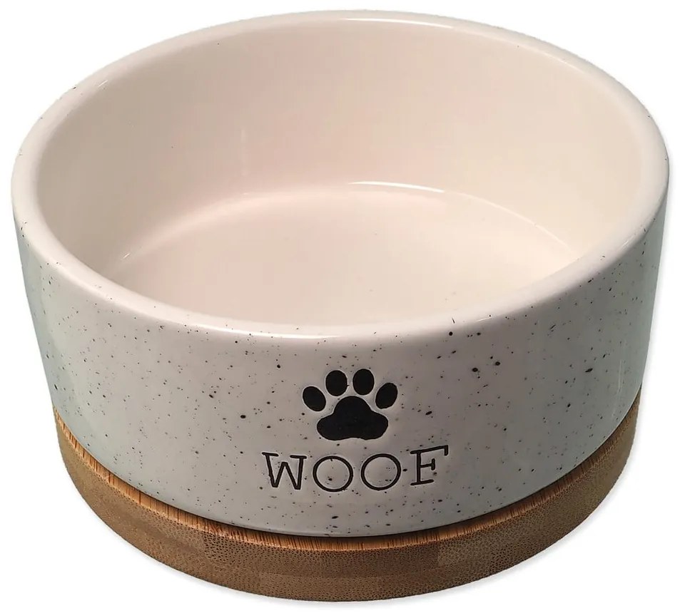 Miska ceramiczna ø 13 cm Dog Fantasy WOOF – Plaček Pet Products