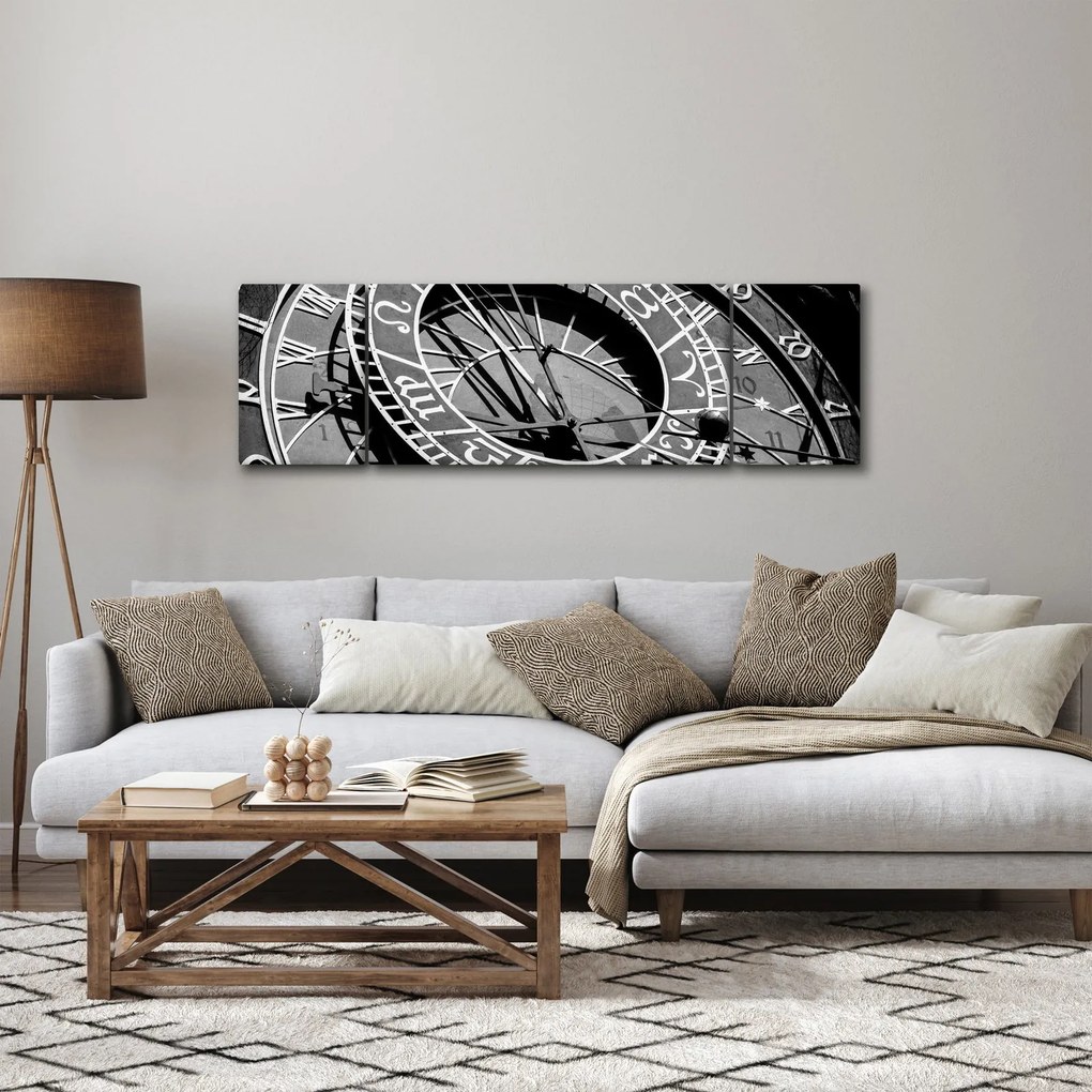 Obraz - Zegar astronomiczny, Praga, Czechy (170x50 cm)