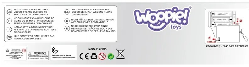 Woopie piła motorowa łańcuchowa dla dzieci gumowy obrotowy łańcuch