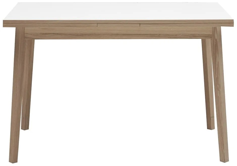 Rozkładany stół z białym blatem Hammel Single, 120x80 cm