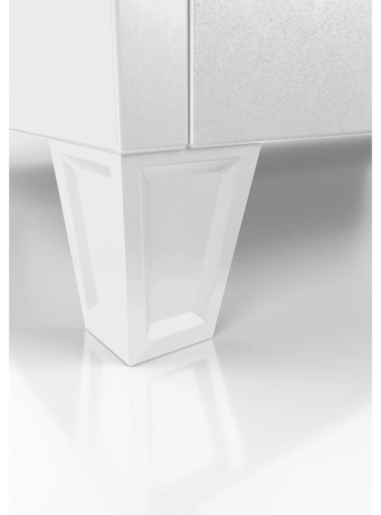 Nóżki do szafy, zestaw 4 szt. białe