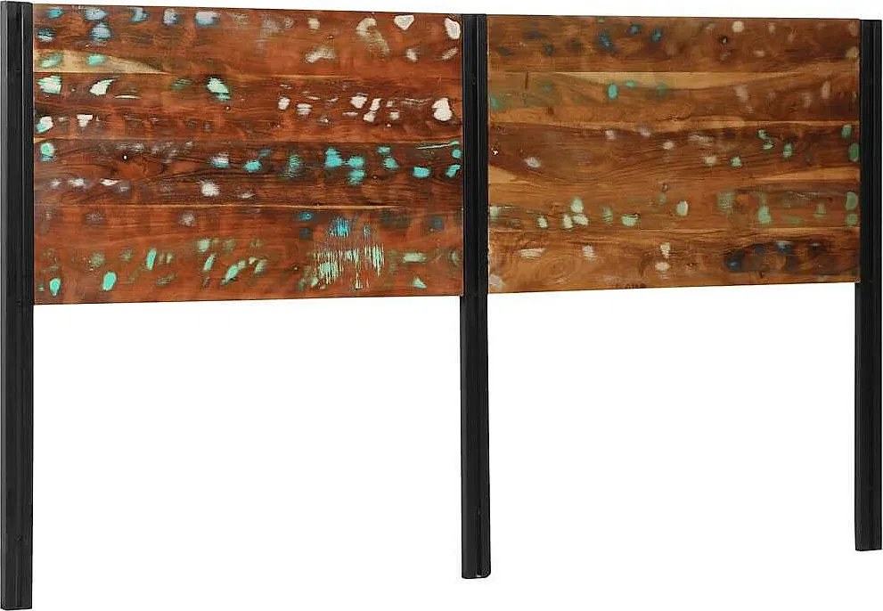 Zagłówek z litego drewna i żelaza 180 cm