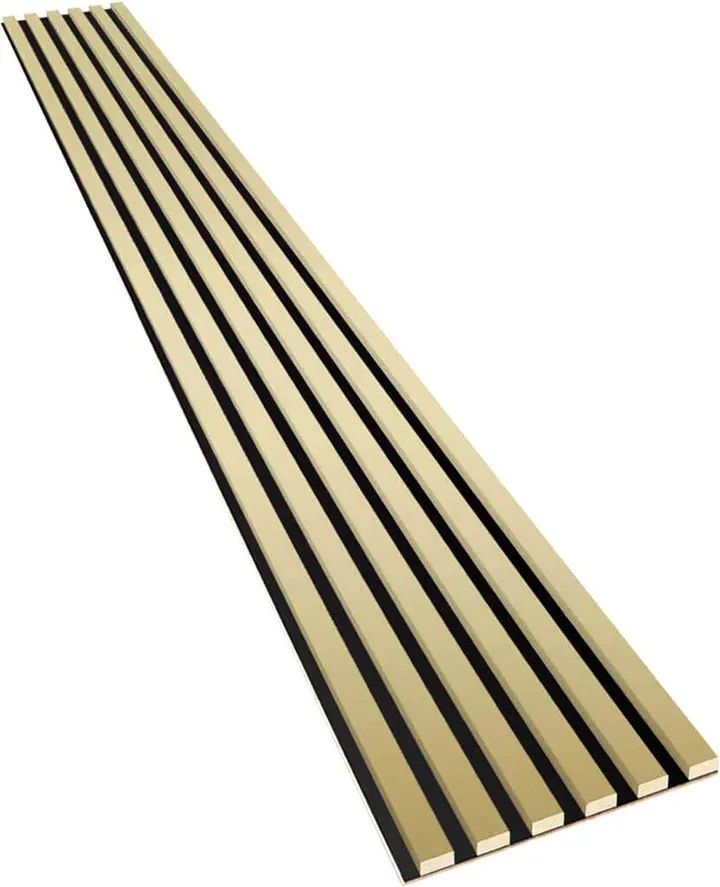 Akustyczne panele lamelowe 2 szt. złoty T5-P79