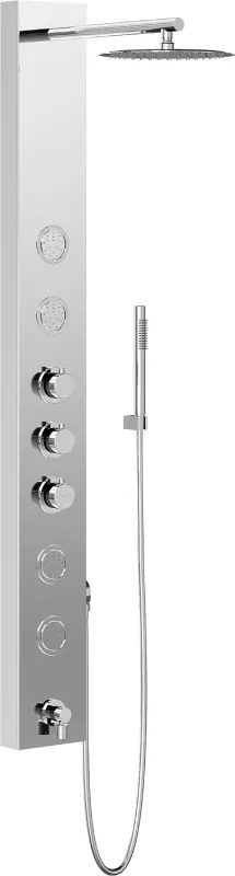 Mexen Ivo panel prysznicowy z wylewką, chrom - 7608-03-00