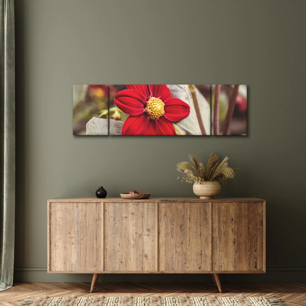Obraz kwiatu (170x50 cm)