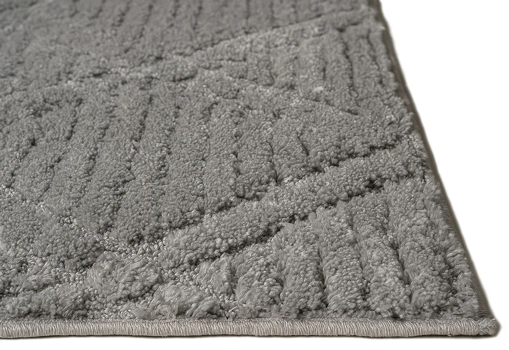 Dywan nowoczesny 3D Arc Romby szary 120 cm x 170 cm