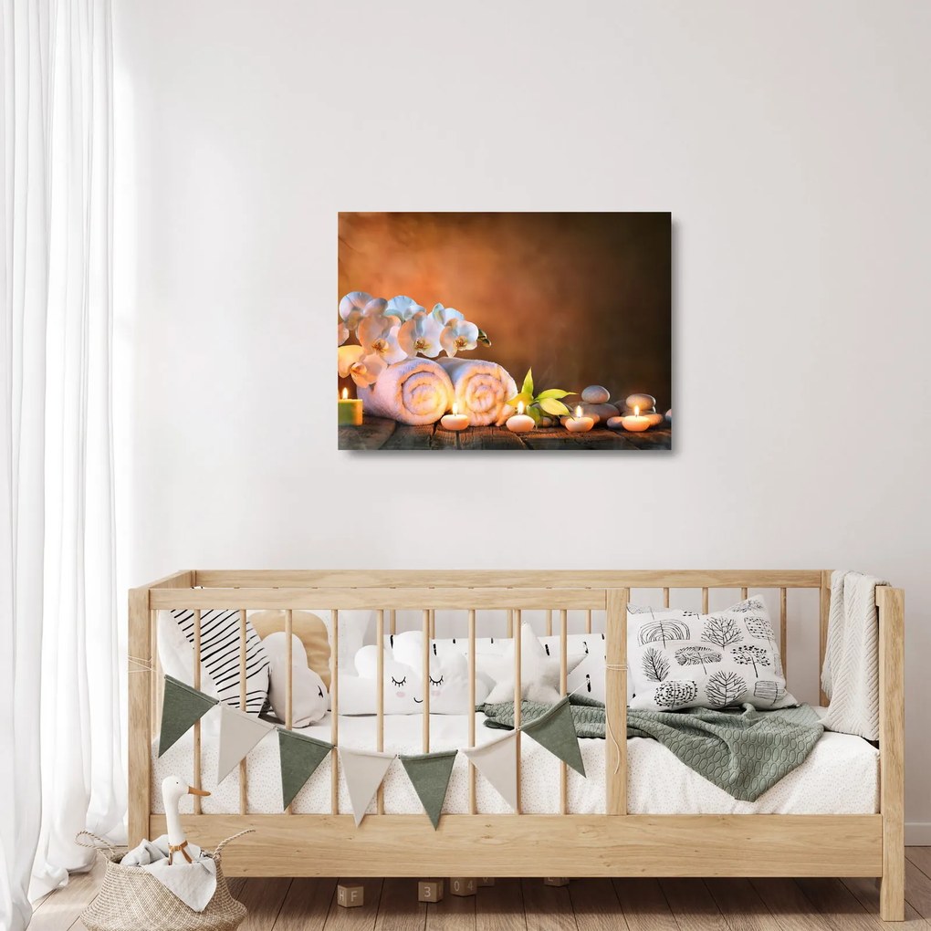 Obraz na szkle - Relaks i spa (70x50 cm)