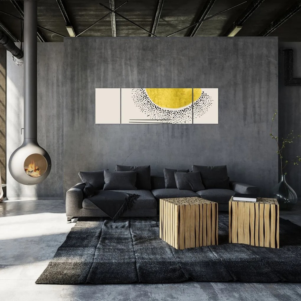 Obraz - Abstrakcyjny obraz plaży N⁰2 (170x50 cm)