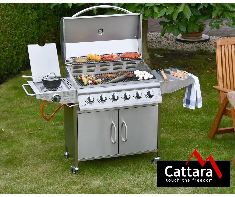 Cattara 99BB006 Mobilny grill gazowy Manhattan,161 x 161 x 51 cm