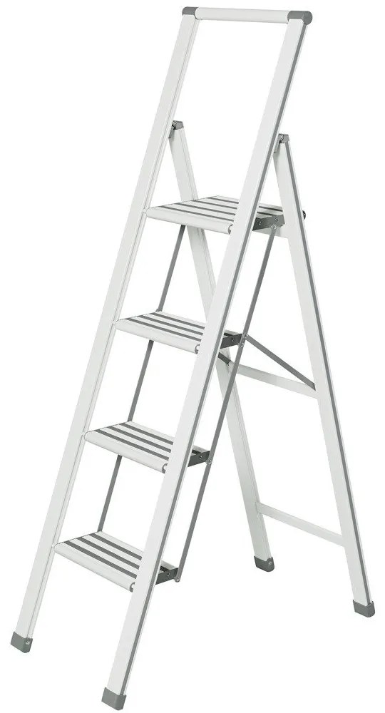 Aluminiowa drabina, 4-stopniowa, WENKO