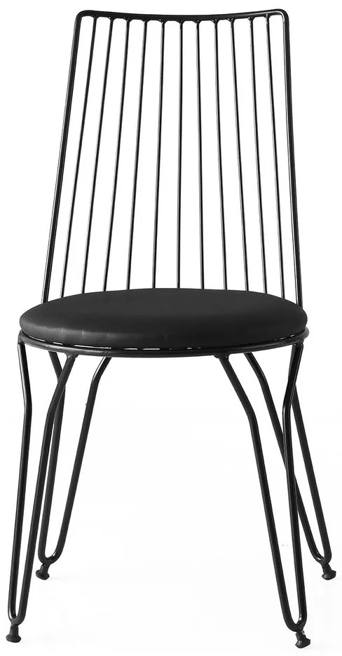 Zestaw krzeseł do jadalni Ada Black and Black, 2 szt.
