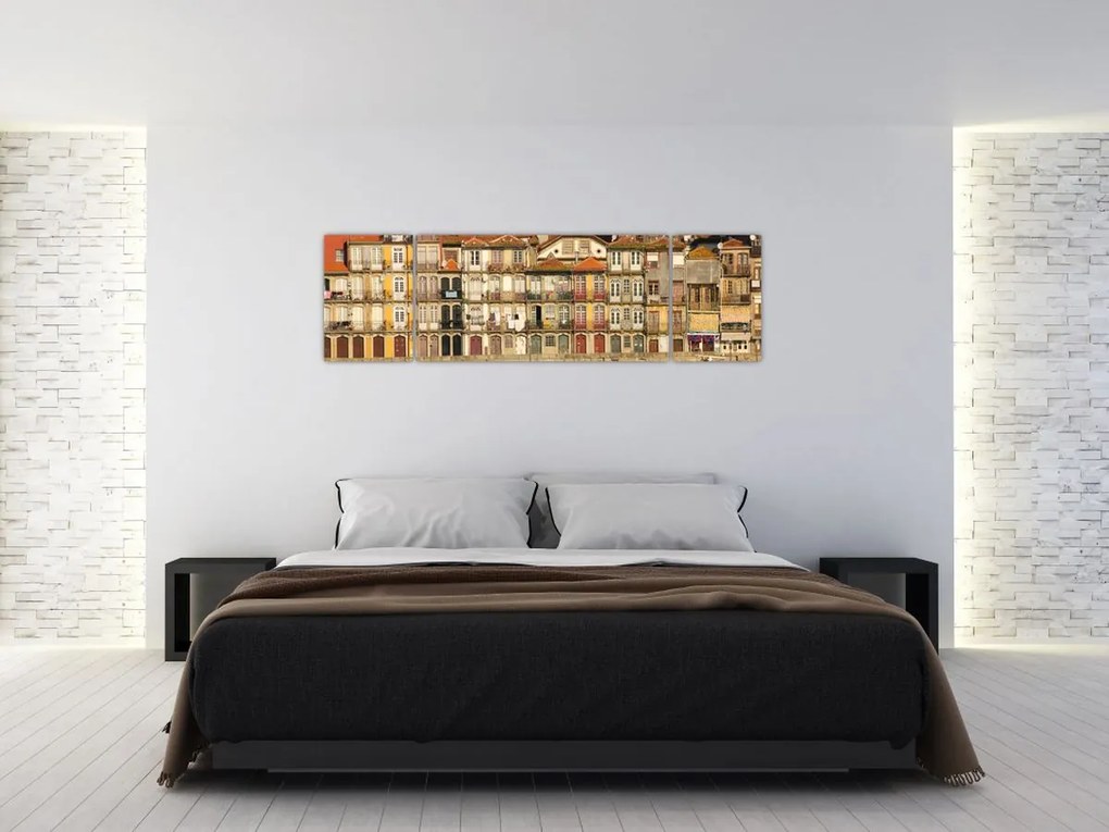 Obraz - Dzielnica Waterfront, Portugalia (170x50 cm)