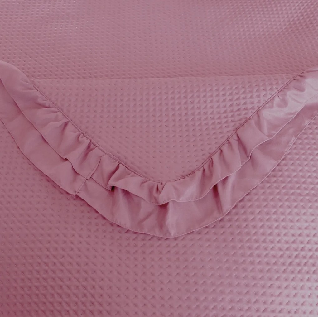 Narzuta na łóżko MONTEGO, różowa Rozmiar: 200 x 220 cm