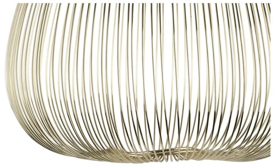 Metalowa lampa wisząca w kolorze złota Leitmotiv Lucid, ø 35 cm