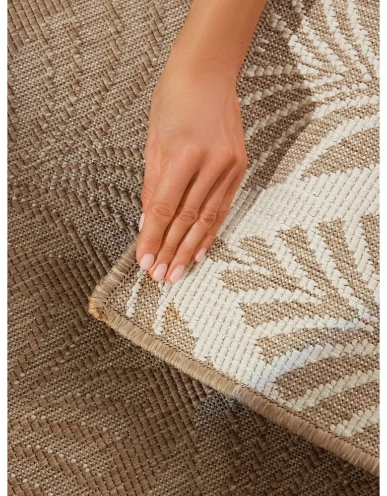 Dywan odpowiedni na zewnątrz w beżowo-śmietankowym kolorze 200x290 cm Duet Liora – NORTHRUGS