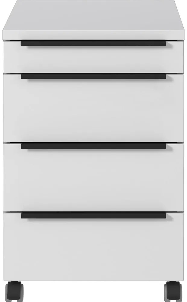 Jasnoszara szafka 42x63x60 cm Mailand – Germania
