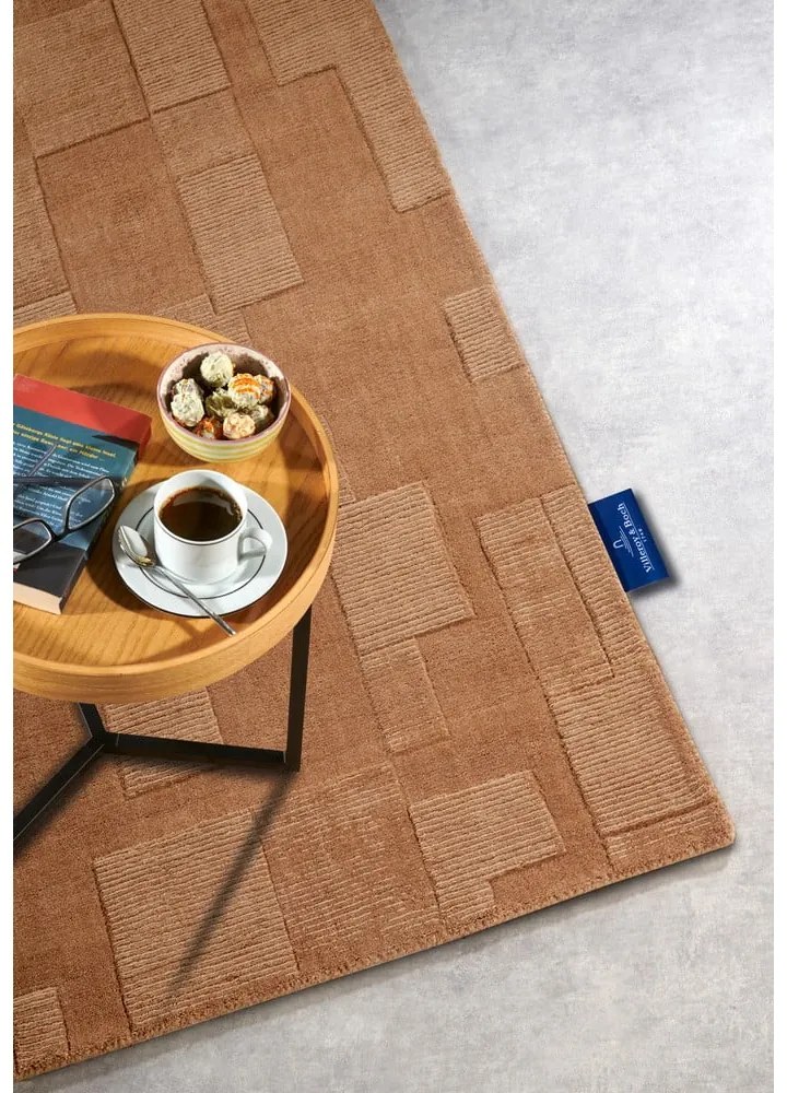 Brązowy wełniany dywan tkany ręcznie 160x230 cm Wilhelmine – Villeroy&amp;Boch