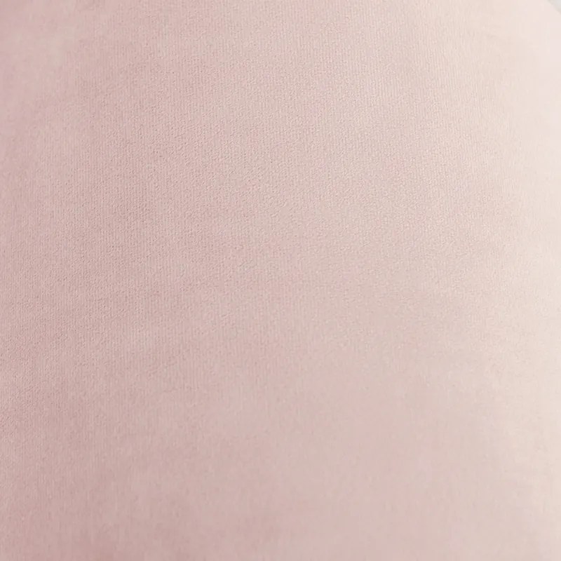 Abażur welurowy różowy 20/20/20 ze złotym wnętrzem