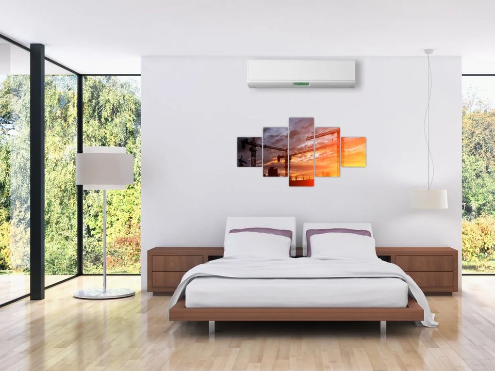 Obraz - Plac budowy (125x70 cm)