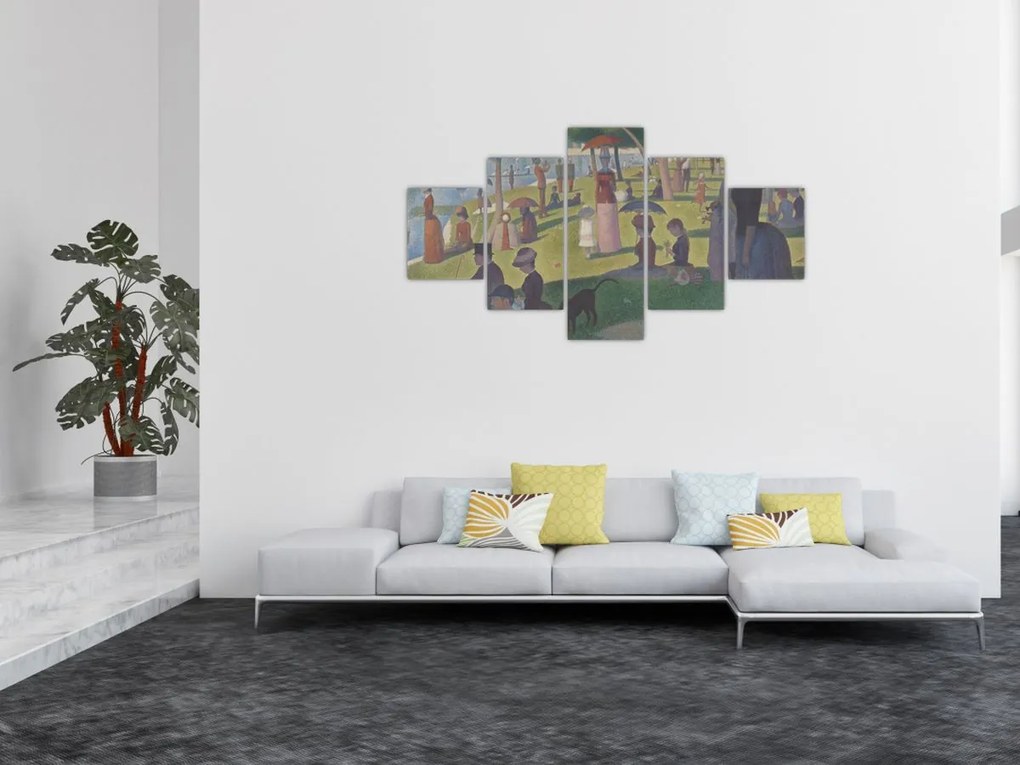 Obraz - Georges Seurat, A Sunday on La Grande Jatte, reprodukcje (125x70 cm)