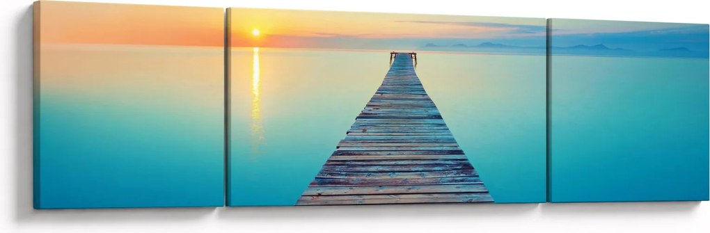 Obraz - Molo do nieskończoności (170x50 cm)