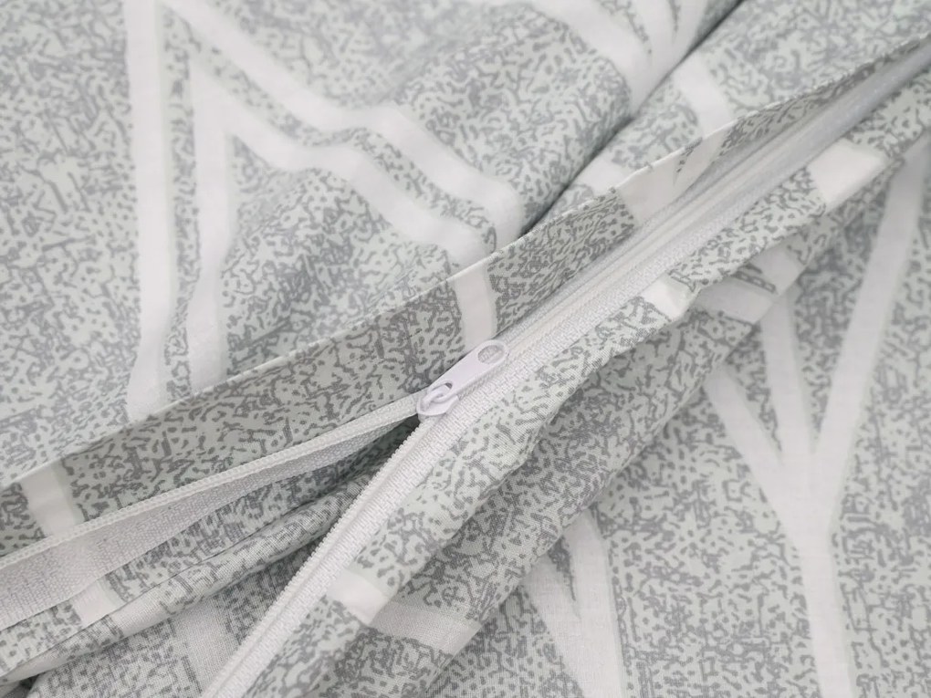 PrzytulneMieszkanie.pl PrzytulneMieszkanie.pl Kora Pościel z bawełny renforcé GRAY STRIPES szare Rozmiar pościeli: 70 x 90 cm | 140 x 200 cm