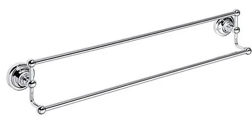 Wieszak na ręczniki 66,5x12,5 cm srebrny