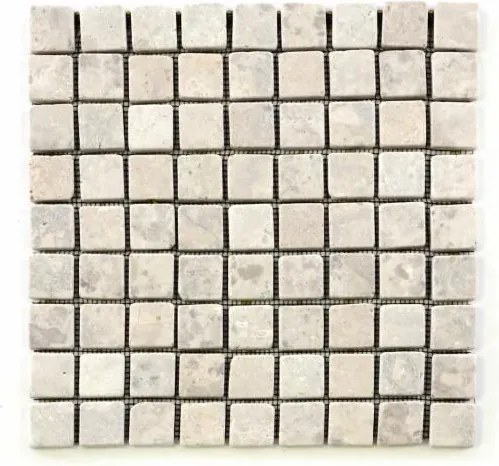 Mozaika marmurowa Garth na siatce kremowa 1 m2
