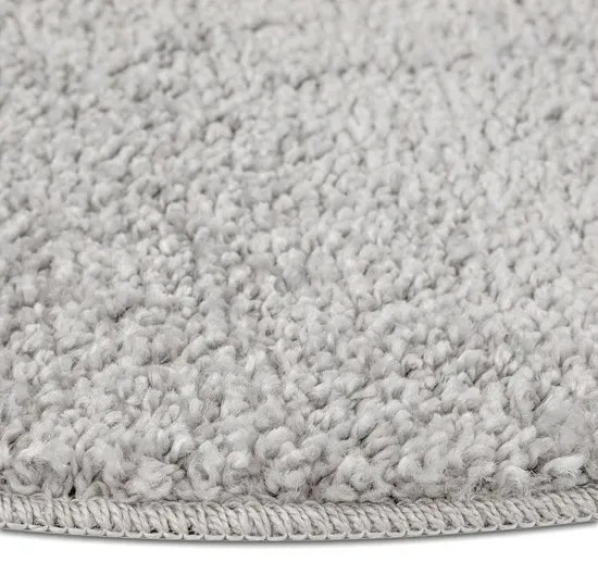 Szary minimalistyczny dywan antypoślizgowy 90 cm L3-N48