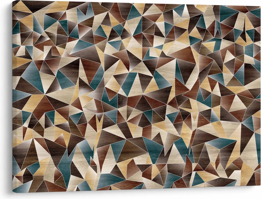 Obraz trójkątów (70x50 cm)