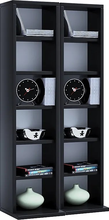 Drewno CD DVD Stand Shelf Cabinet Milano