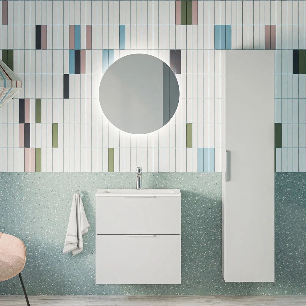 Zestaw mebli łazienkowych TIM 60 cm z umywalką