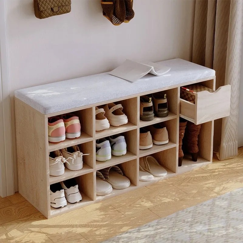 Szafka na buty z siedziskiem loft sonoma ławka przedpokój z szufladą 100cm