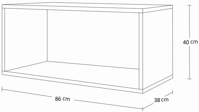 Meblościanka modułowa czarny połysk G3-M10