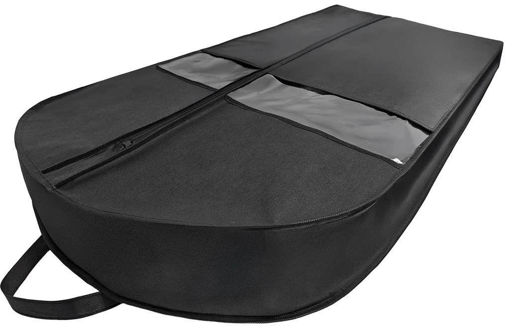 Pokrowiec na ubrania, odzież Baggi Long150x60x15 cm 1 szt. czarny