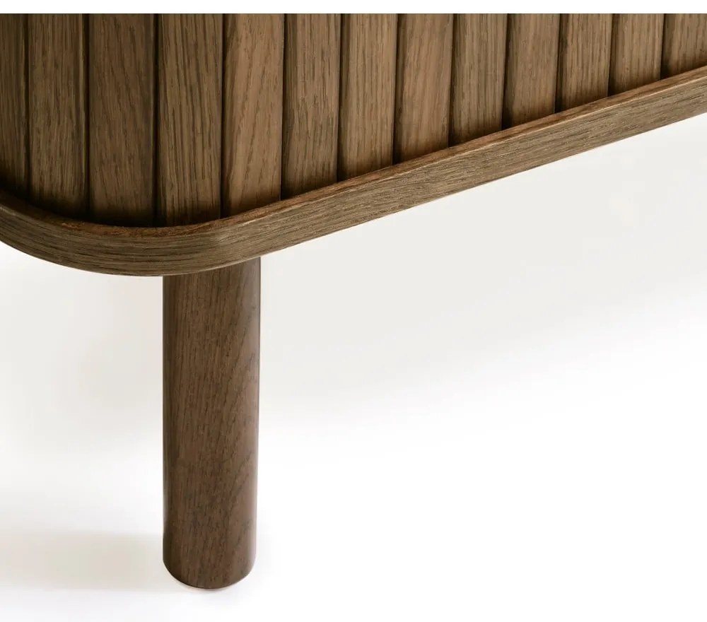 Brązowa szafka pod TV w dekorze dębu 56x160 cm Cavo – Unique Furniture