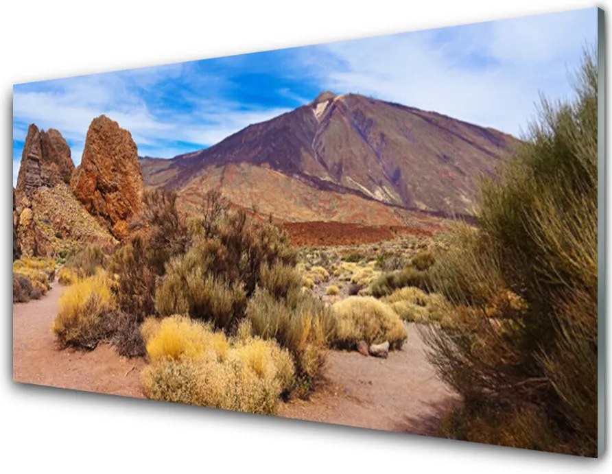 Panel Szklany Surowy Pejzaż Górski