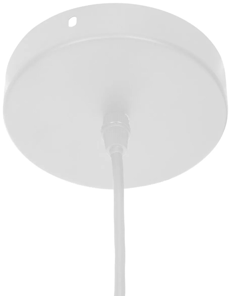 Lampa wisząca nad stół JANICE, pleciony klosz z juty, Ø 38 cm