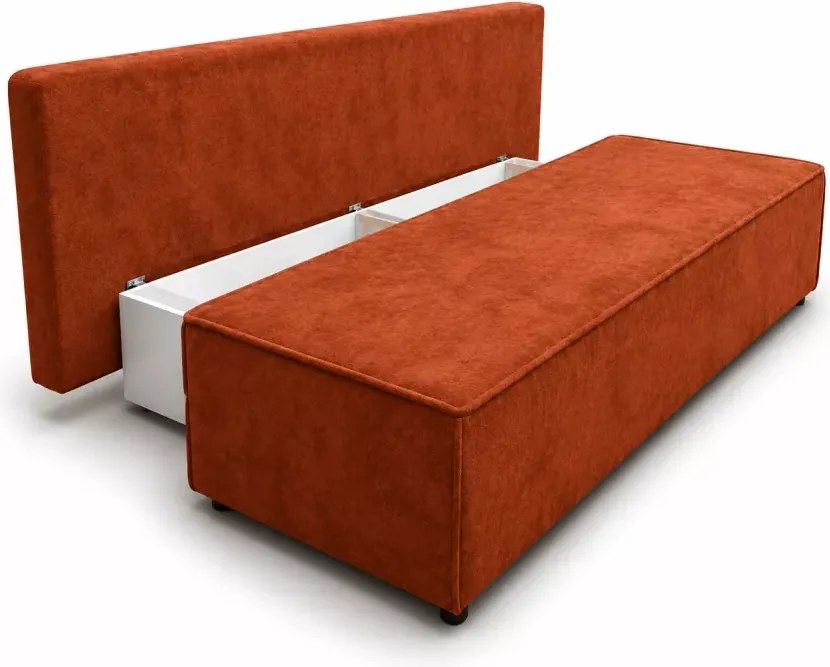 Kanapa Ferucce z funkcją spania 140x190 pojemnik na pościel sofa rozkładana